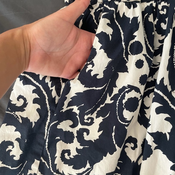 baroque print skirt with pockets - Picture 3 of 4